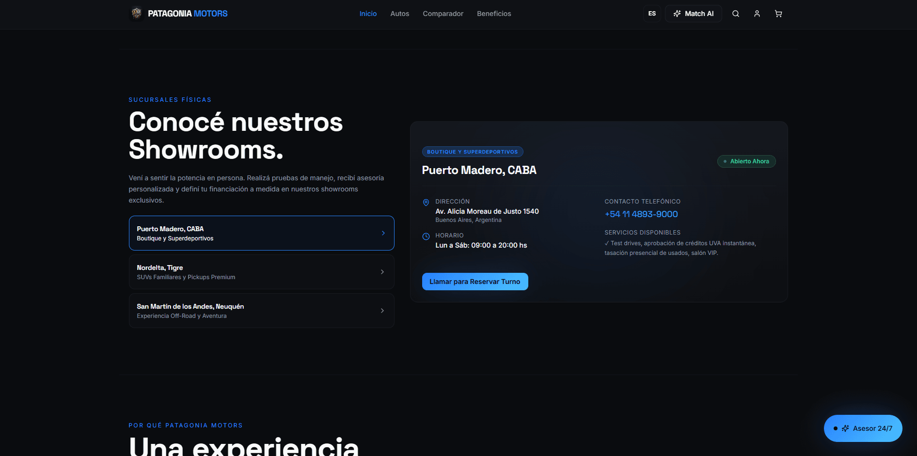 Patagonia Motors screenshot