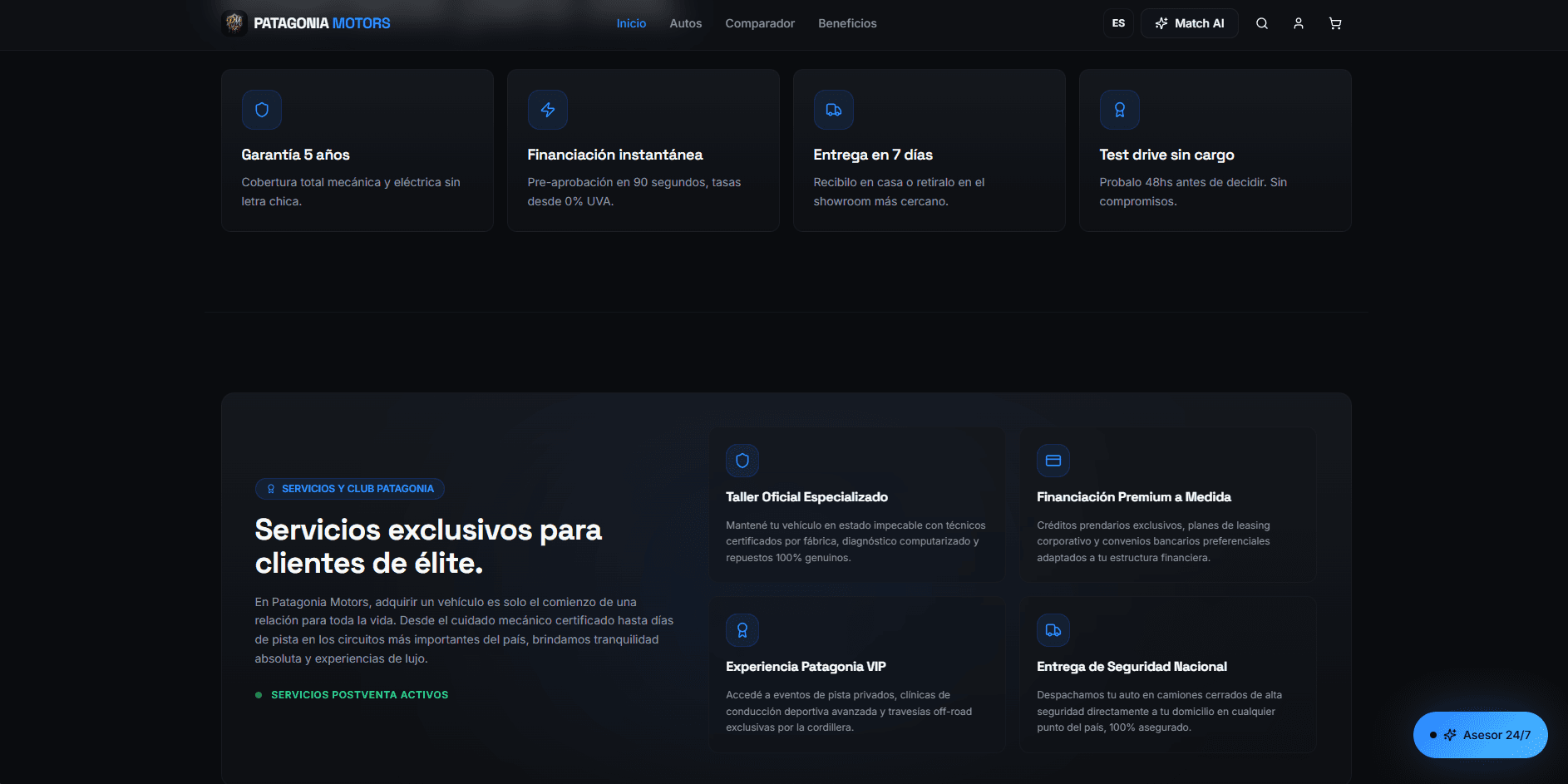 Patagonia Motors screenshot
