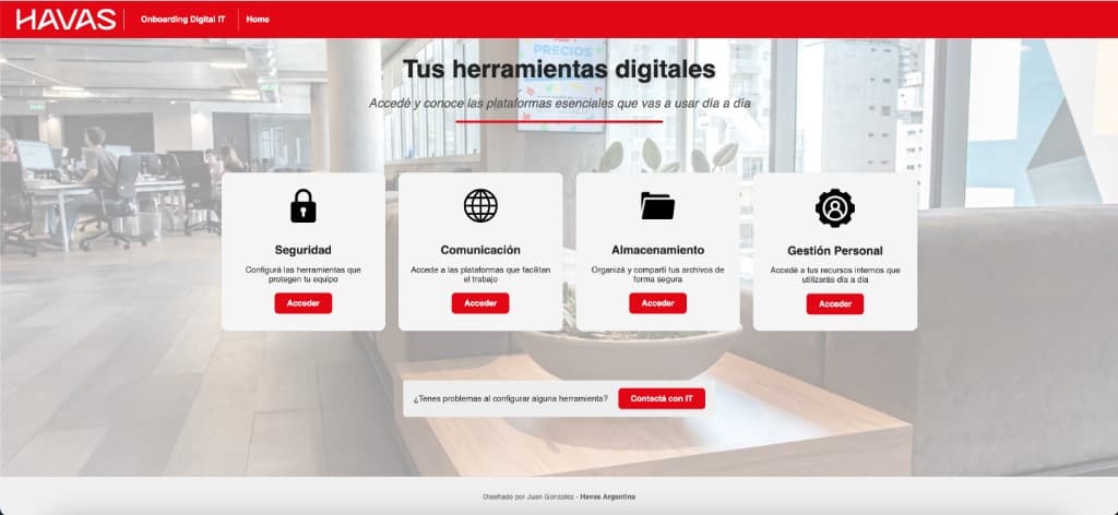 Havas Argentina screenshot