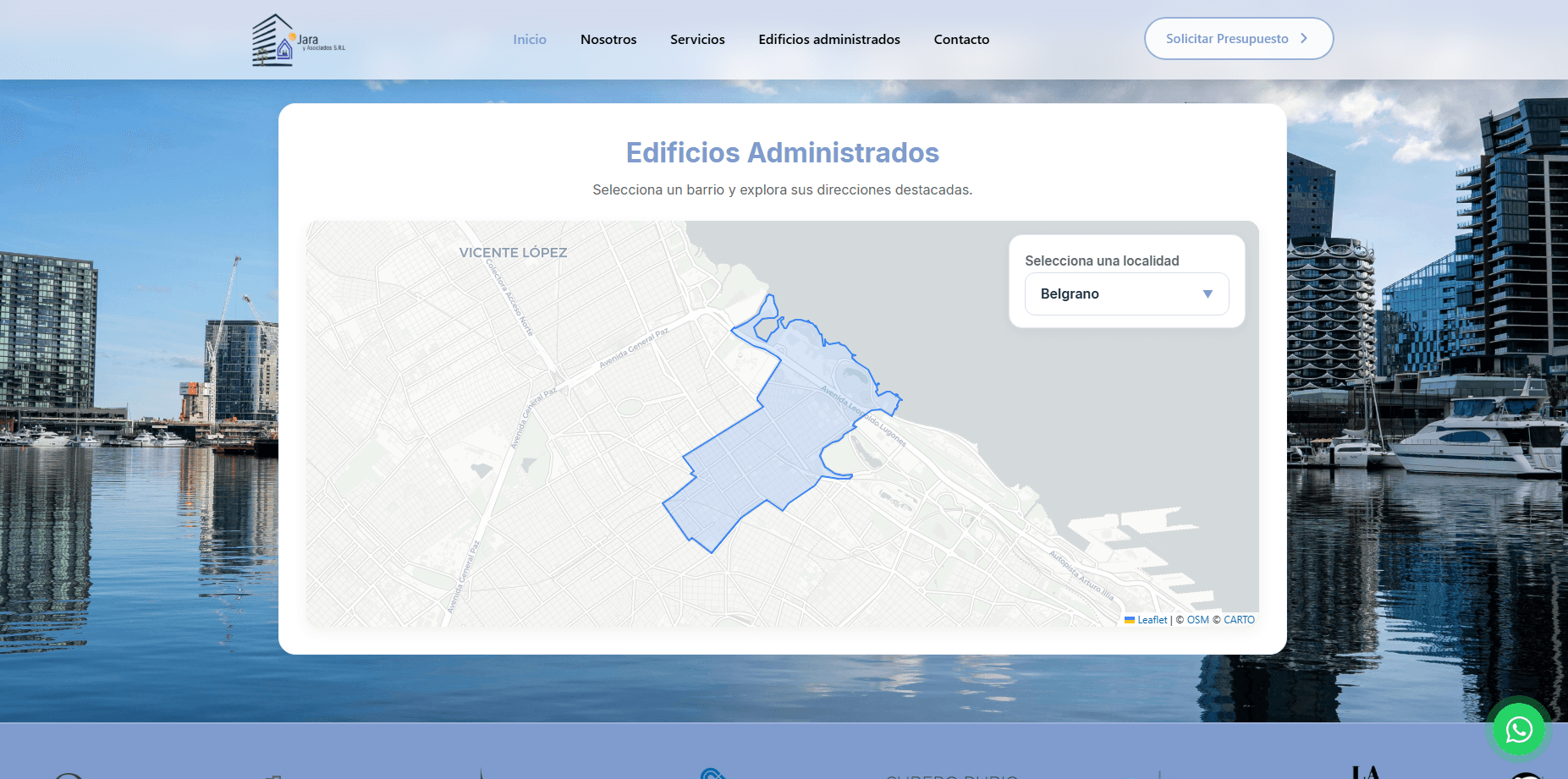 Jara y Asociados screenshot