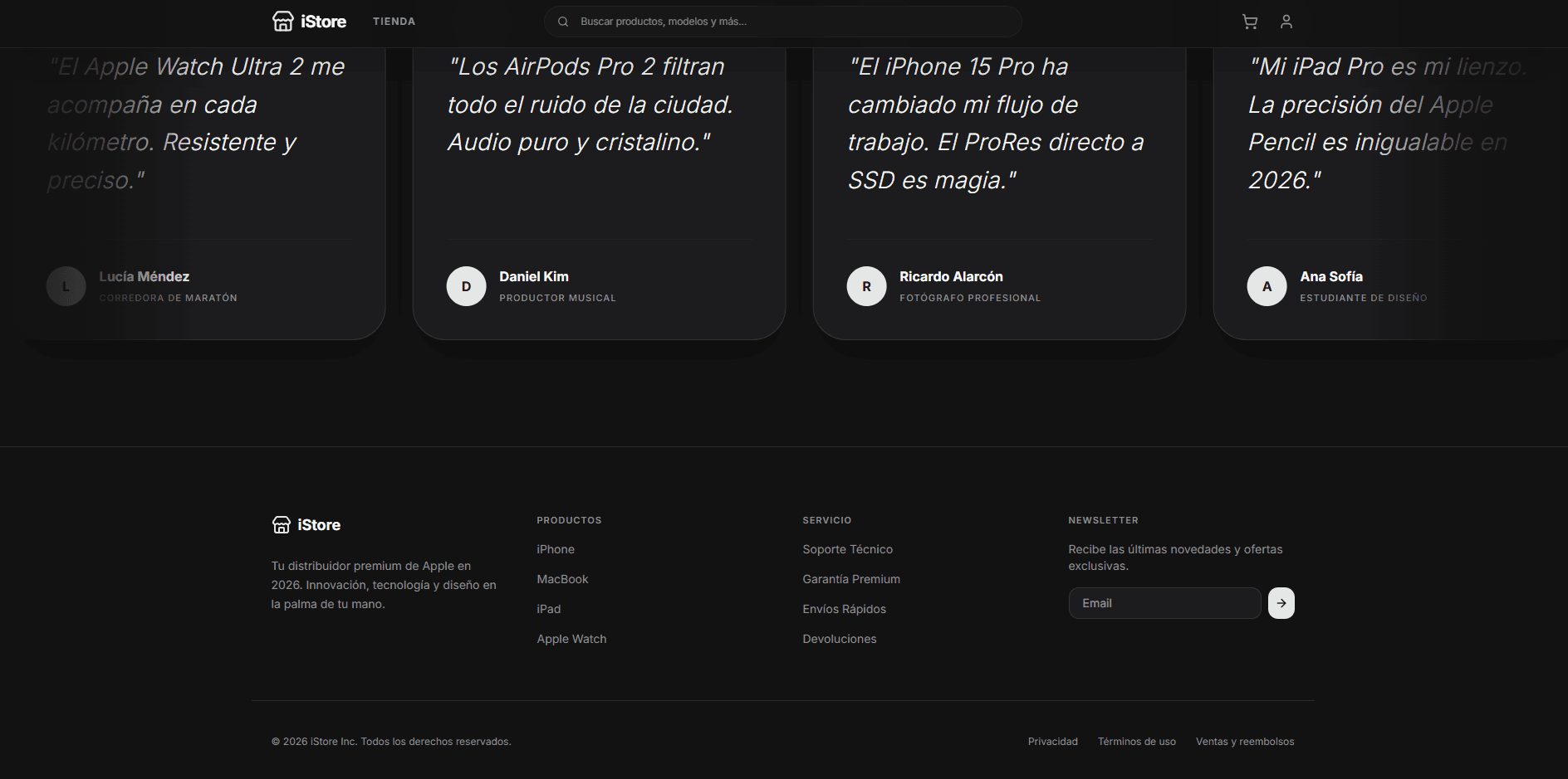 E-Commerce MVP screenshot